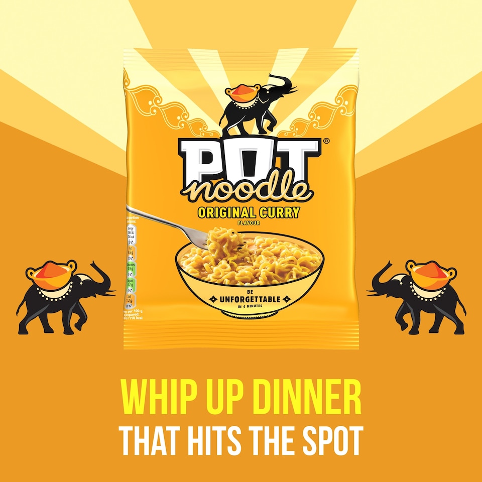 image 1 of Pot Noodle Original Curry Instant Noodles 114g 