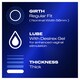 image 3 of Durex Intense Condoms Ribbed & Dotted Regular Fit 12 Pack