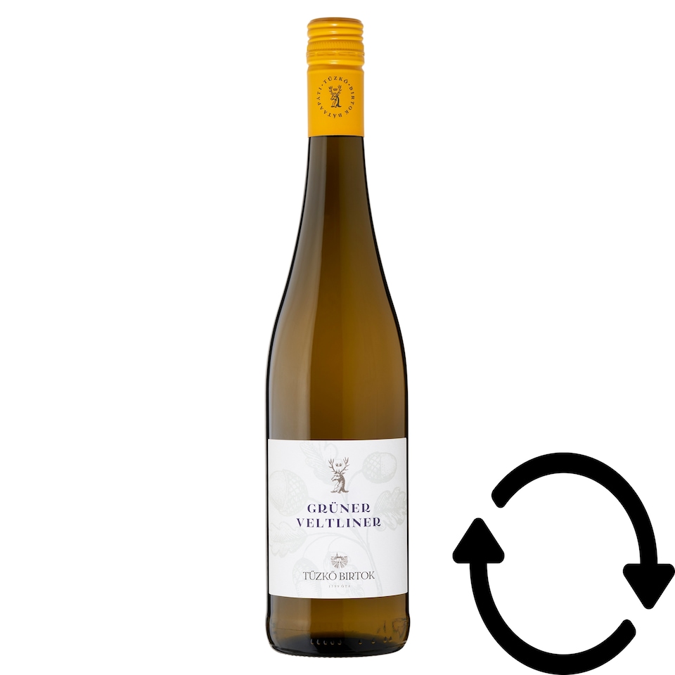 Tűzkő Pannon Zöldveltelini Dry White Wine 12,5% 750 ml