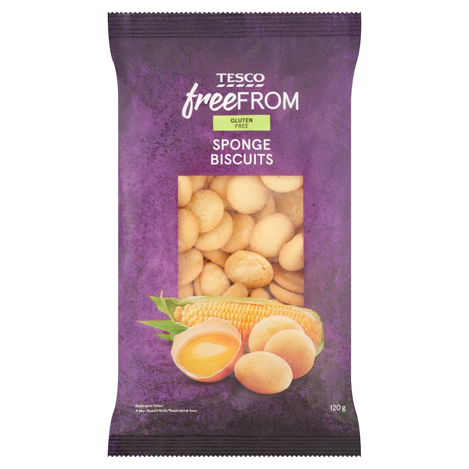 Tesco Free From Piškoty na bázi kukuřičné mouky 120g