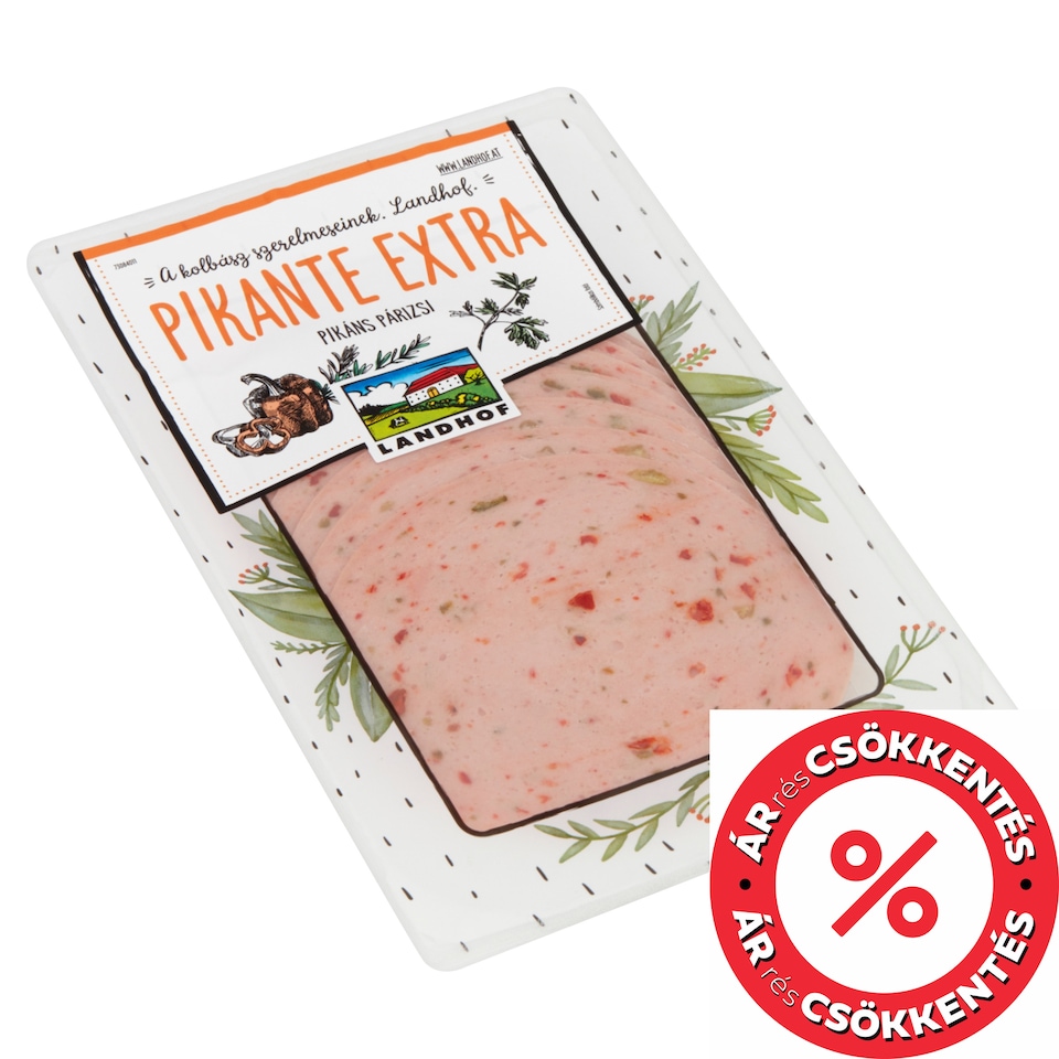 Landhof Sliced Piquant Bologna Sausage 100 g