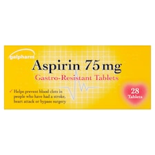 Galpharm Aspirin 75Mg Gastro Resistant 28Pk
