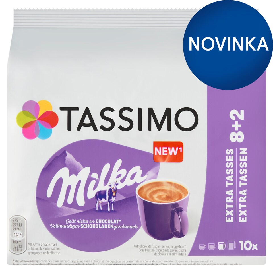 image 1 of Tassimo Milka Nápoj v prášku s príchuťou kakaa 10 x 16 g (160 g)