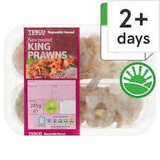 Tesco Raw King Prawns 165G