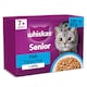 image 1 of Whiskas 7+ Senior Wet Cat Food Fish Favourites in Jelly 12x85g