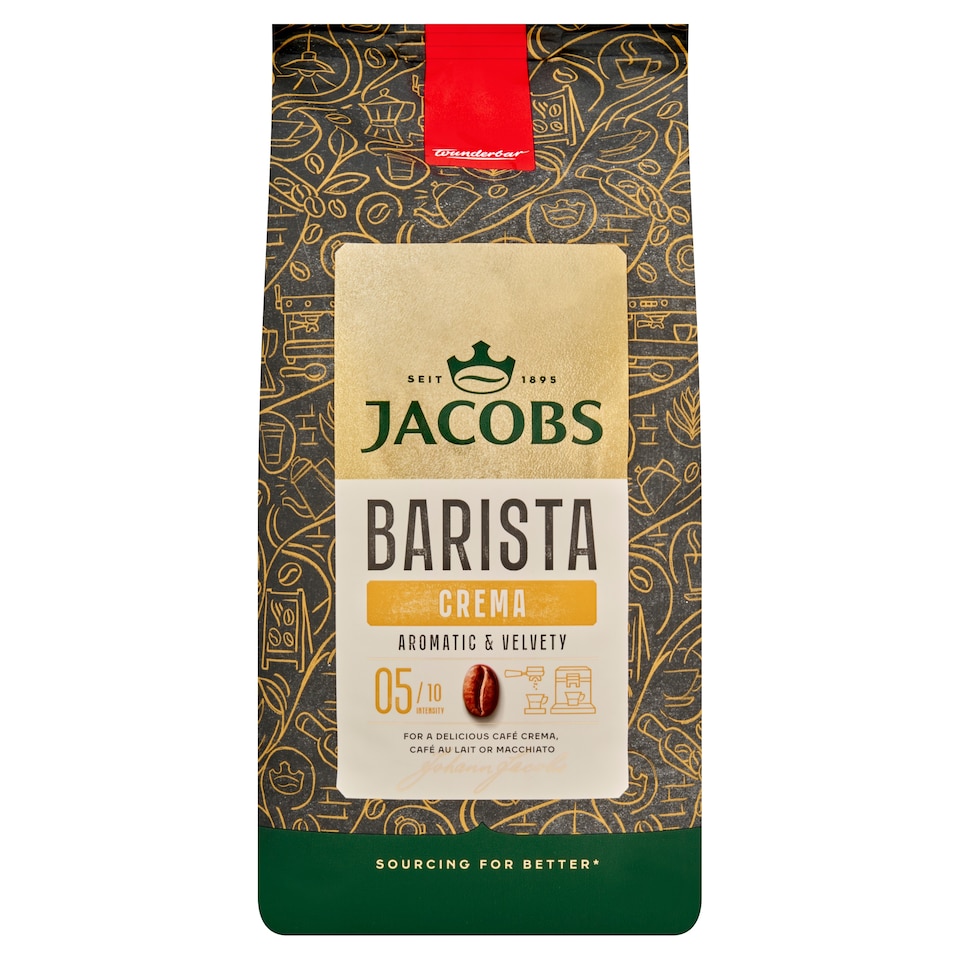 Obrázek 1 pro produkt Jacobs Barista Crema káva pražená zrnková 1000g