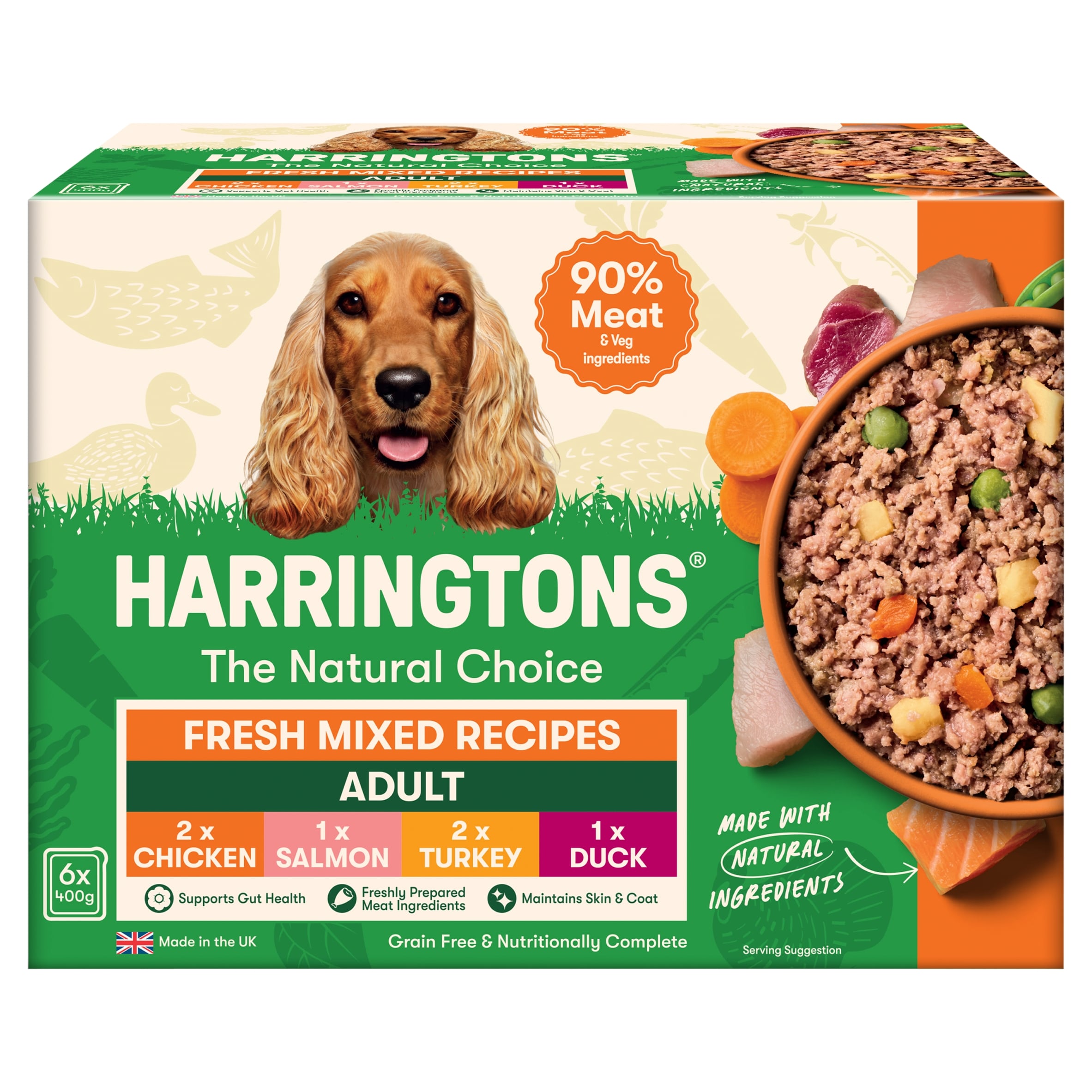 Harringtons Adult Dog Mixed Selection Box 6X400g