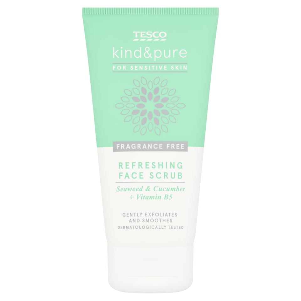 Tesco Kind And Pure Refreshing Face Scrub 150Ml