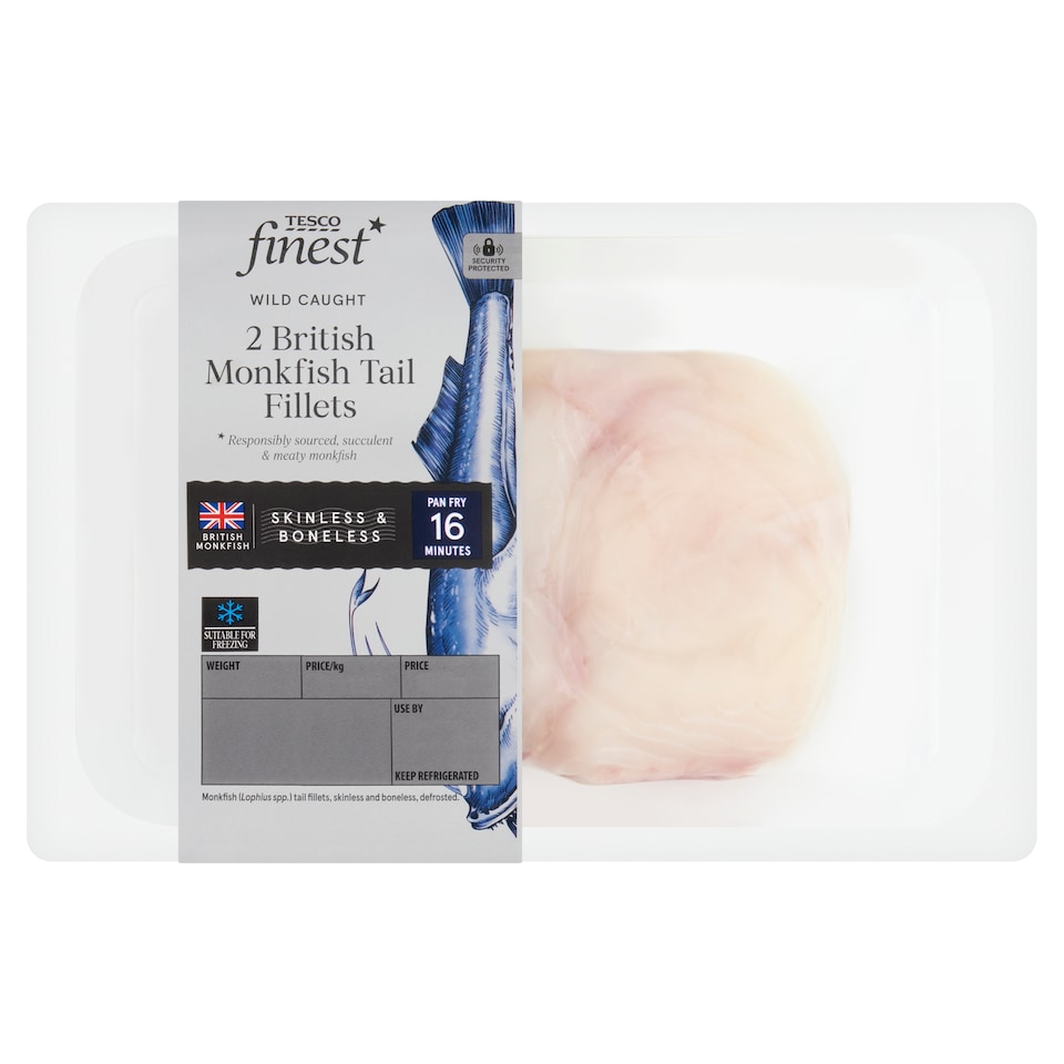 Tesco Finest 2 Monkfish Tail Fillets