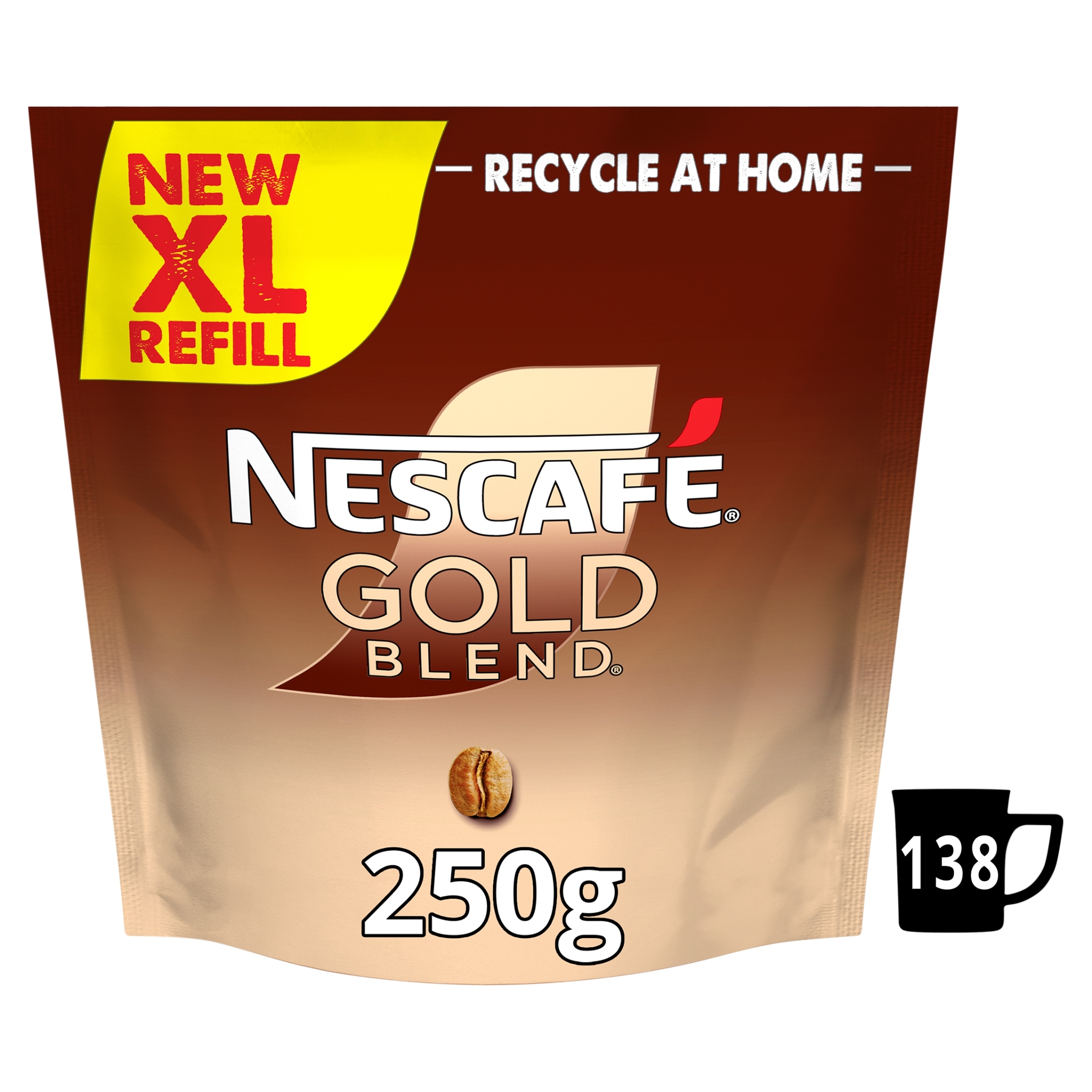 Nescafe Gold Blend Instant Coffee Paper Refill Pouch 250g