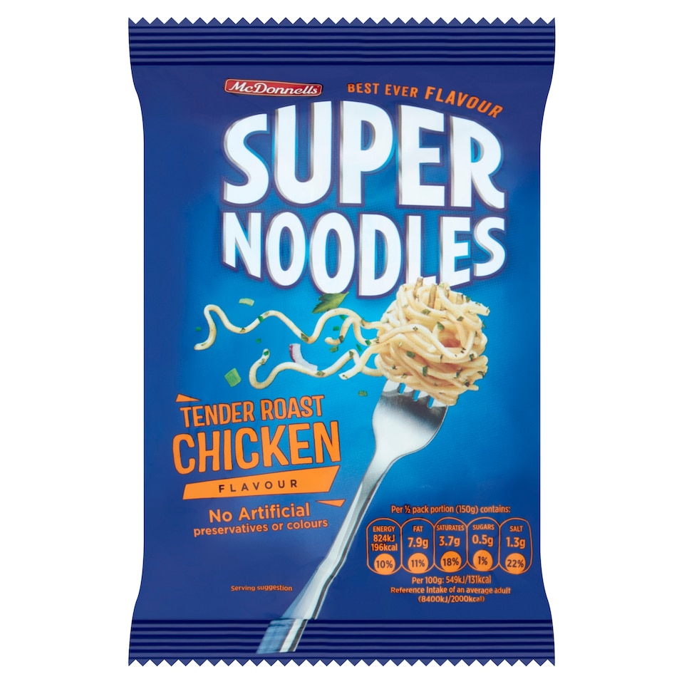 Mcdonnells Super Noodles Roast Chicken Flavoured 85G