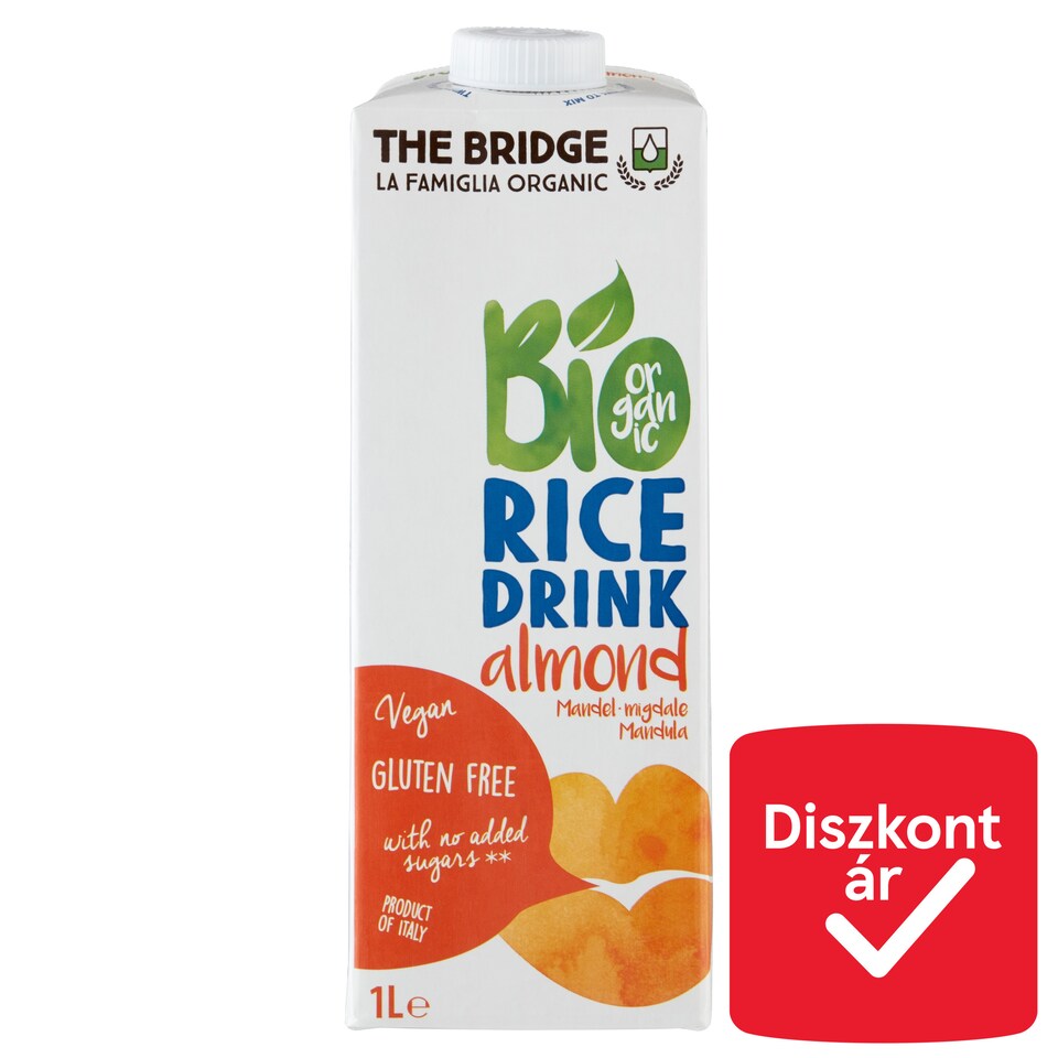 The Bridge Organic UHT Gluten-Free Almond Rice Drink 1 l