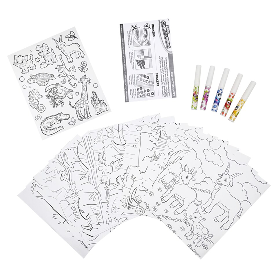 image 1 of SCENTOS CLEAN COLOURING MARKERS