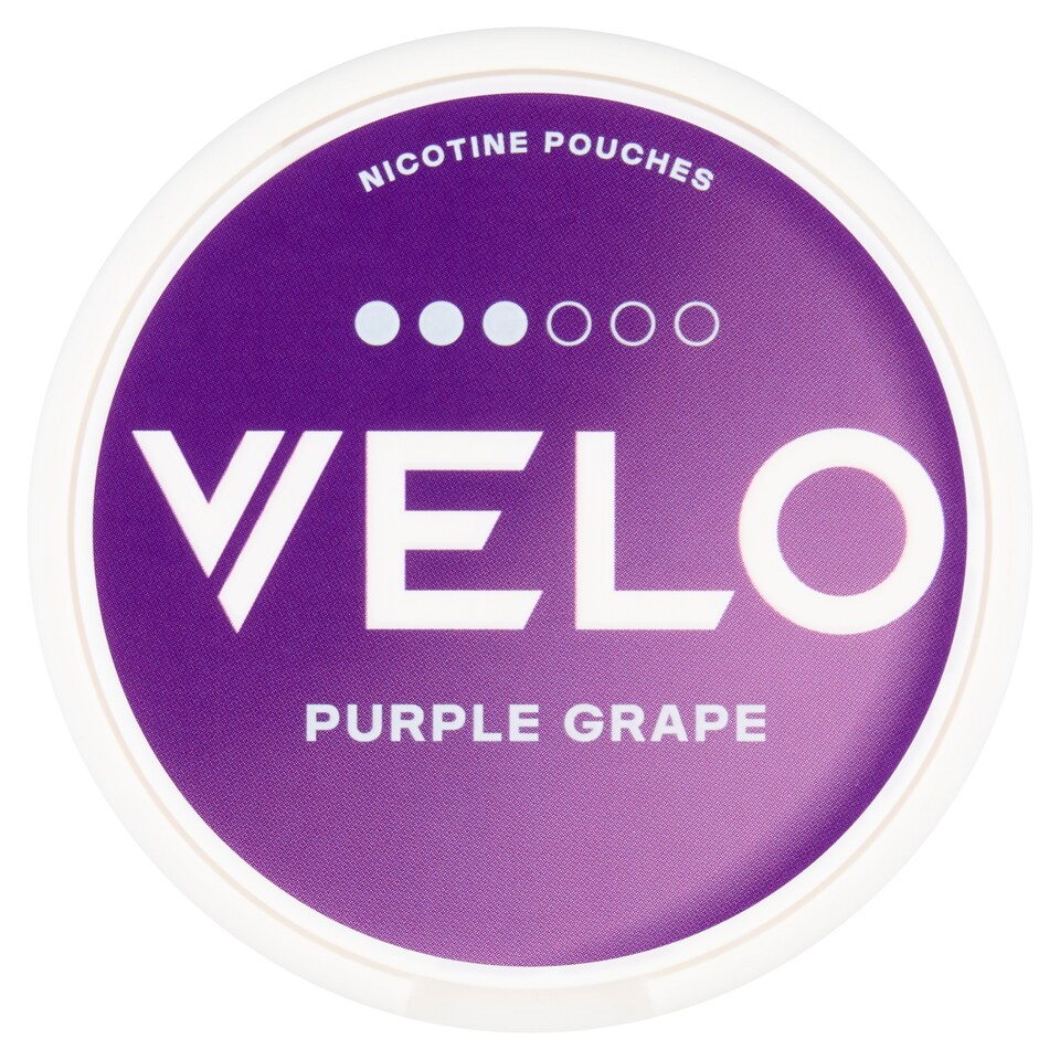 VELO PURPLE GRAPE 8mg NICOTINE 20 POUCHES