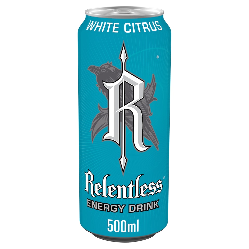 Relentless White Citrus Energy Drink 500ml 