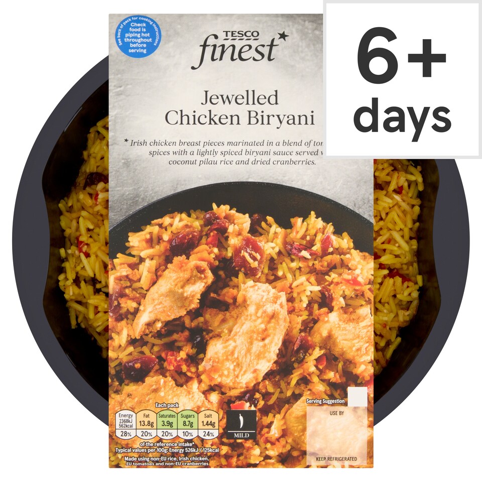 Tesco Finest Jewelled Chicken Biryani 450g