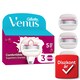 image 1 of Gillette Venus Pro ComfortGlide Sugarberry Scented Women’s Blades, 3 Refill Cartridges