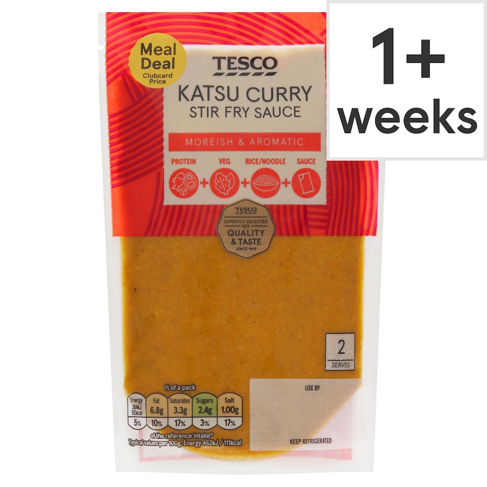 Tesco Katsu Stir Fry Sauce 165g