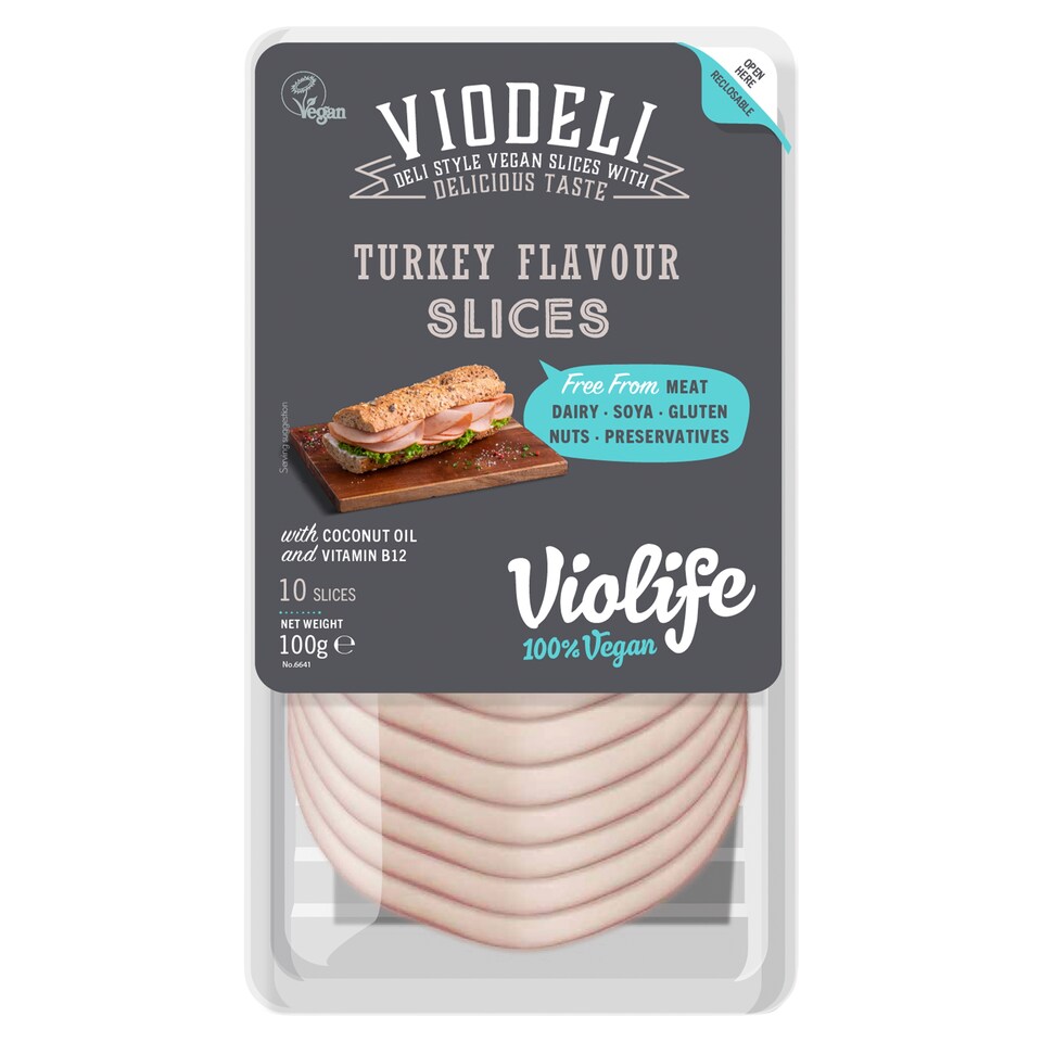 VIOLIFE Viodeli Plátky s krůtí příchutí 100g