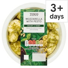 Tesco Mozzarella With Pesto 125G