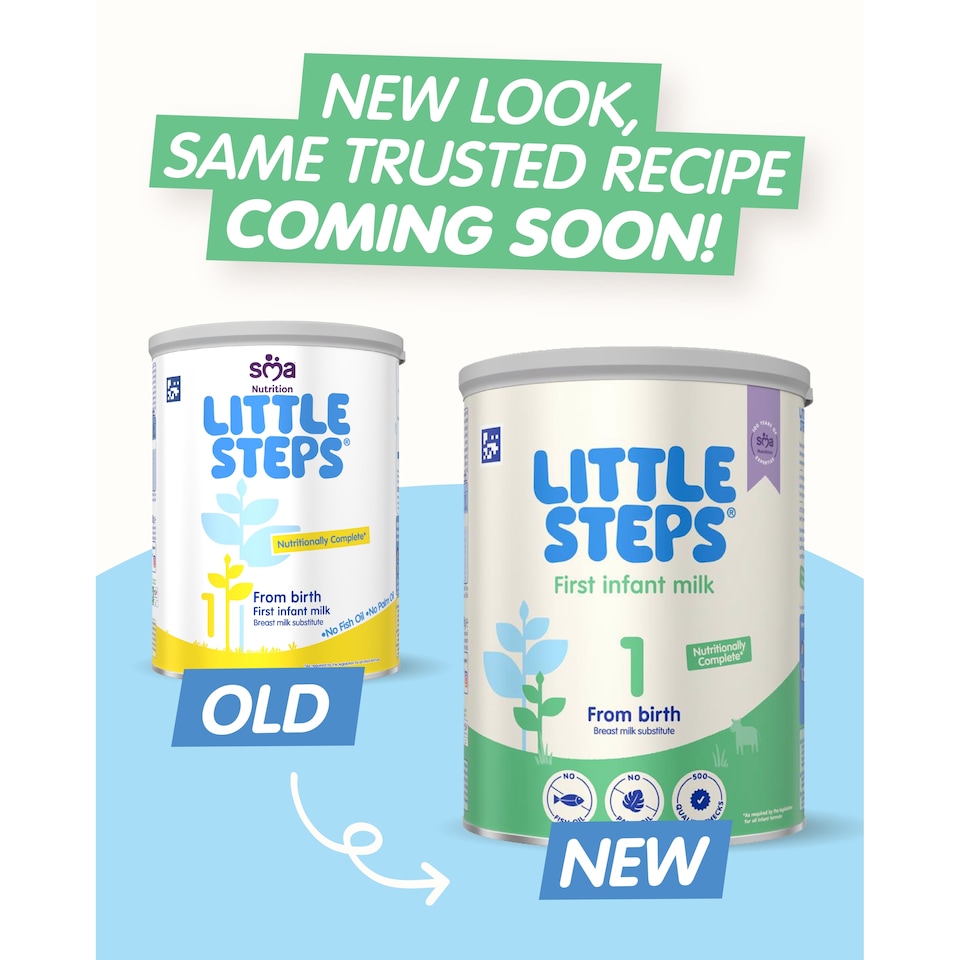 image 1 of Little Steps First Infant Baby Milk Formula Powder from Birth 800g