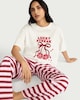 image 2 of F&F 2-Piece Pure Cotton Lucky Streak Pyjama Set in Multi