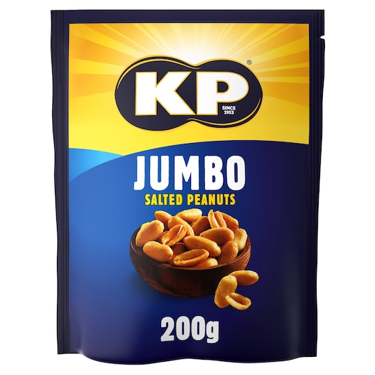 Kp Jumbo Salted Peanuts 200G Tesco Groceries