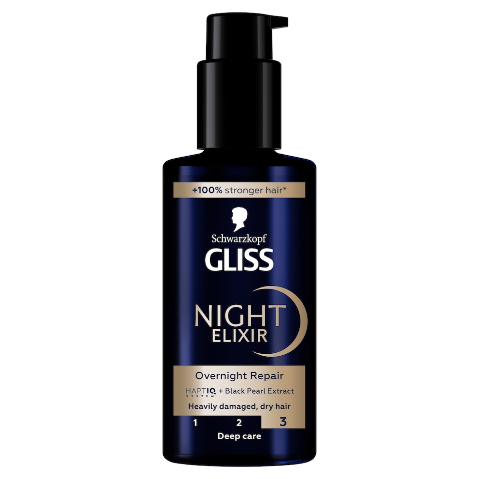 Gliss Night Elixir helyreállító éjszakai hajpakolás 100 ml 1. kép