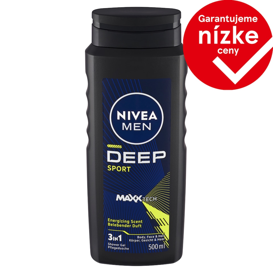 obrázok 1 z Nivea Men Deep Sport Sprchovací gél 500 ml