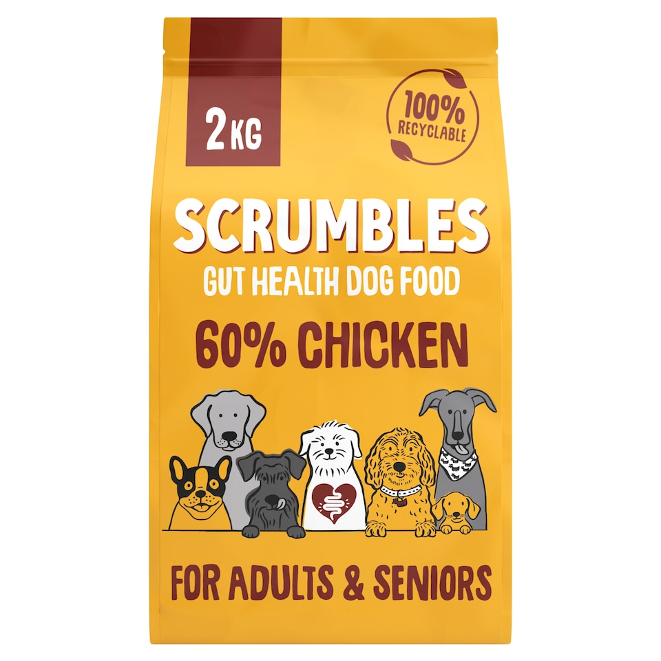 Scrumbles Chicken Dry Dog Food 2Kg