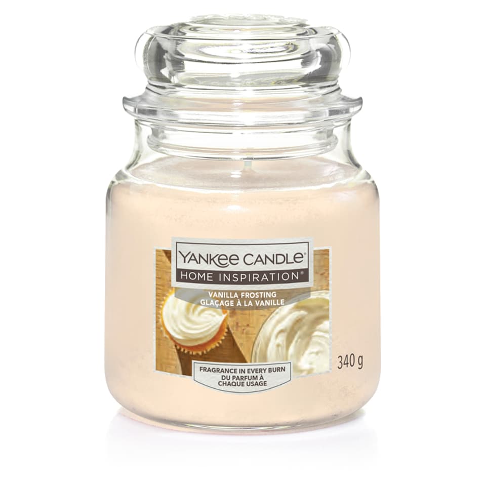 Yankee Candle Medium 340G Jar Vanilla Frosting