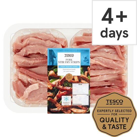 Tesco Pork Stir Fry 500G Tesco Groceries