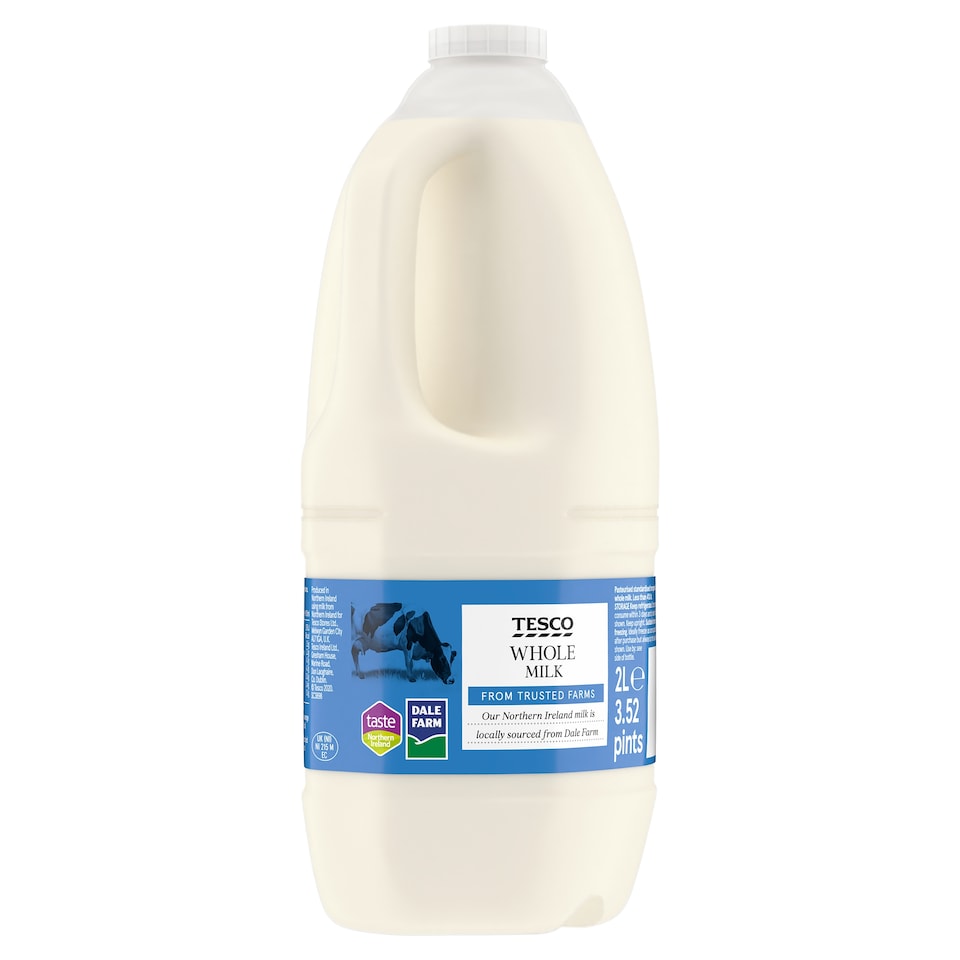 Tesco Whole Milk 2 Litres