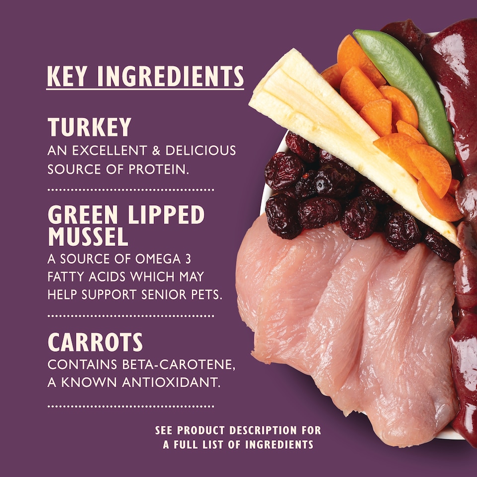 image 1 of Lily's Kitchen Senior Recipe with Turkey, Cranberries & Parsnips for Dogs 150g