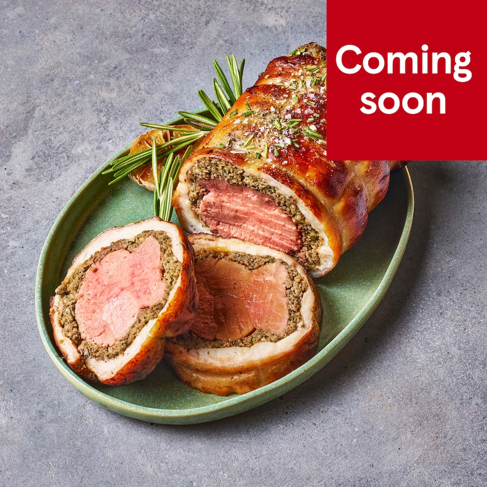 40. Tesco Finest Chef’s Collection Stuffed Lamb Saddle with Lamb & Redcurrant Jus 1.2 - 1.6kg (Serves 4-6)