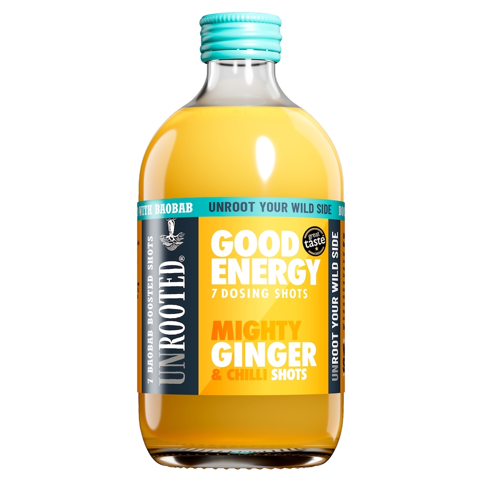 image 1 of UNROOTED Mighty Ginger and Chilli Dosing Bottle 7x Shots 420ml