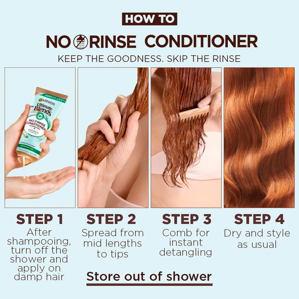 image 1 of Garnier Ultimate Blends Coconut & Aloe Vera Conditioner 200Ml