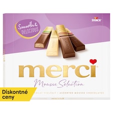 merci Mousse Selection výber čokoládových praliniek s penovou náplňou 210 g