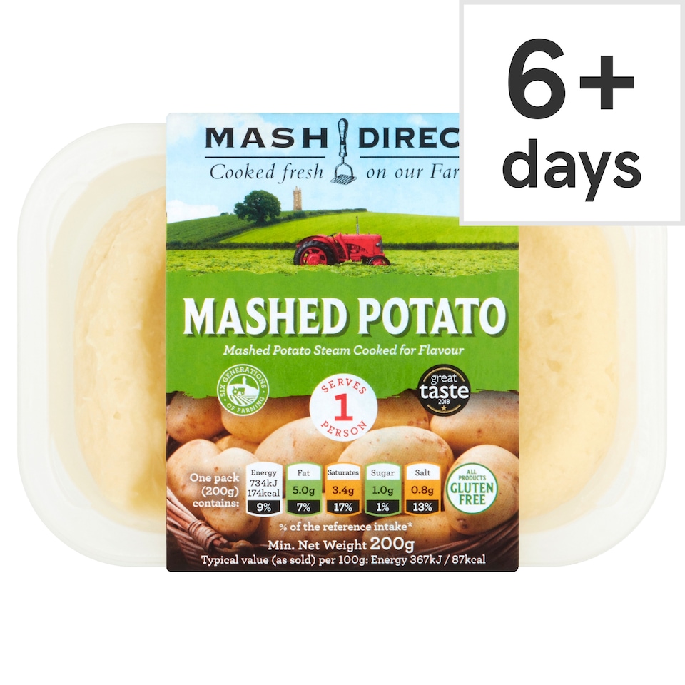 Mash Direct Mashed Potato For One 200G