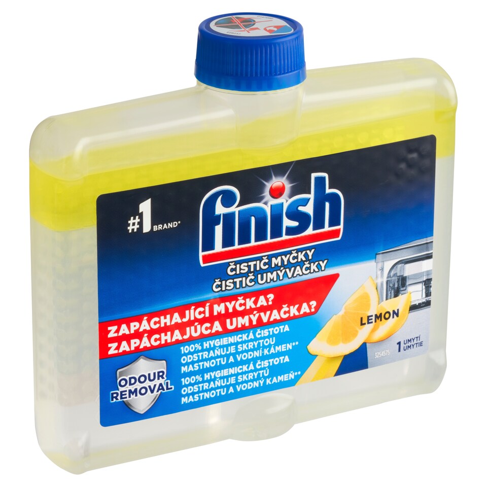 image 1 of Finish Lemon Dishwasher Cleaner 250 ml