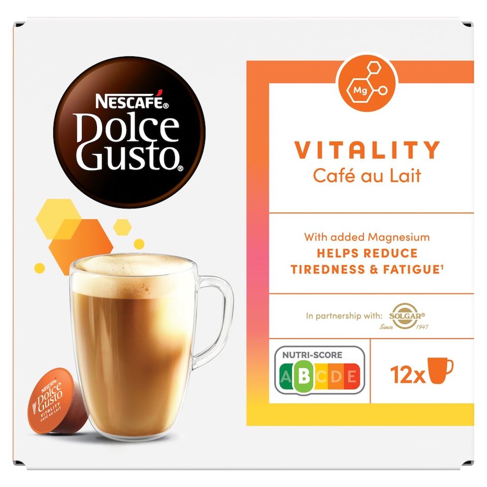 image 1 of NESCAFÉ Dolce Gusto Vitality Café au Lait - Coffee Capsules - 12 pcs, 120g