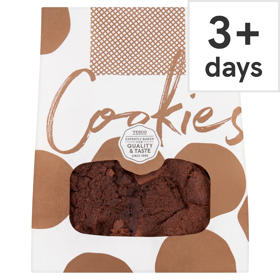Tesco Double Chocolate Cookies 5 Pack