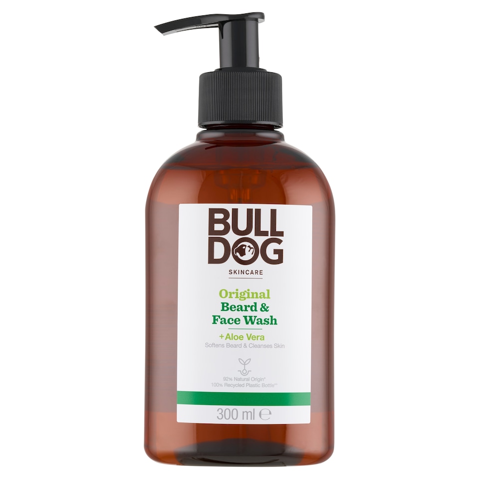 Bull Dog Original mytí vousů a obličeje 300ml
