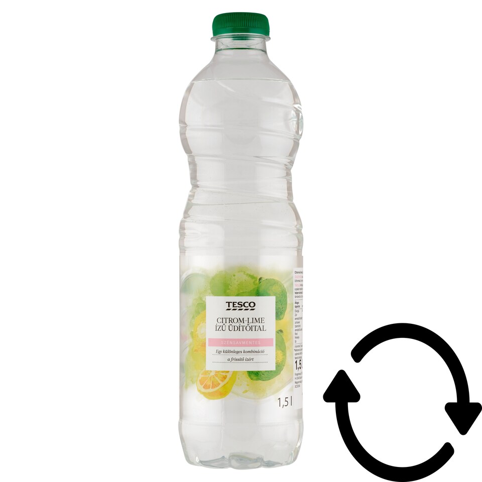 Tesco szénsavmentes citrom-lime ízű üdítőital 1,5 l