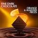 image 2 of Lindt Excellence Dark with Almonds Chocolate Bar – Orange Intense 100g