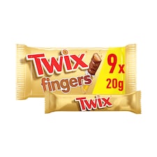 Twix Multipack Chocolate Bars Biscuits 9x20g