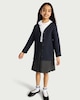 image 1 of F&F School Unisex 2-Pack Cotton Rich Sweat Cardigans in Navy