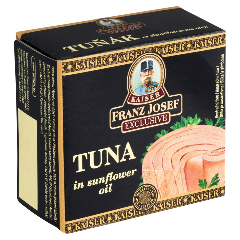 obrázok 1 z Franz Josef Kaiser Exclusive Tuniak v slnečnicovom oleji 80 g