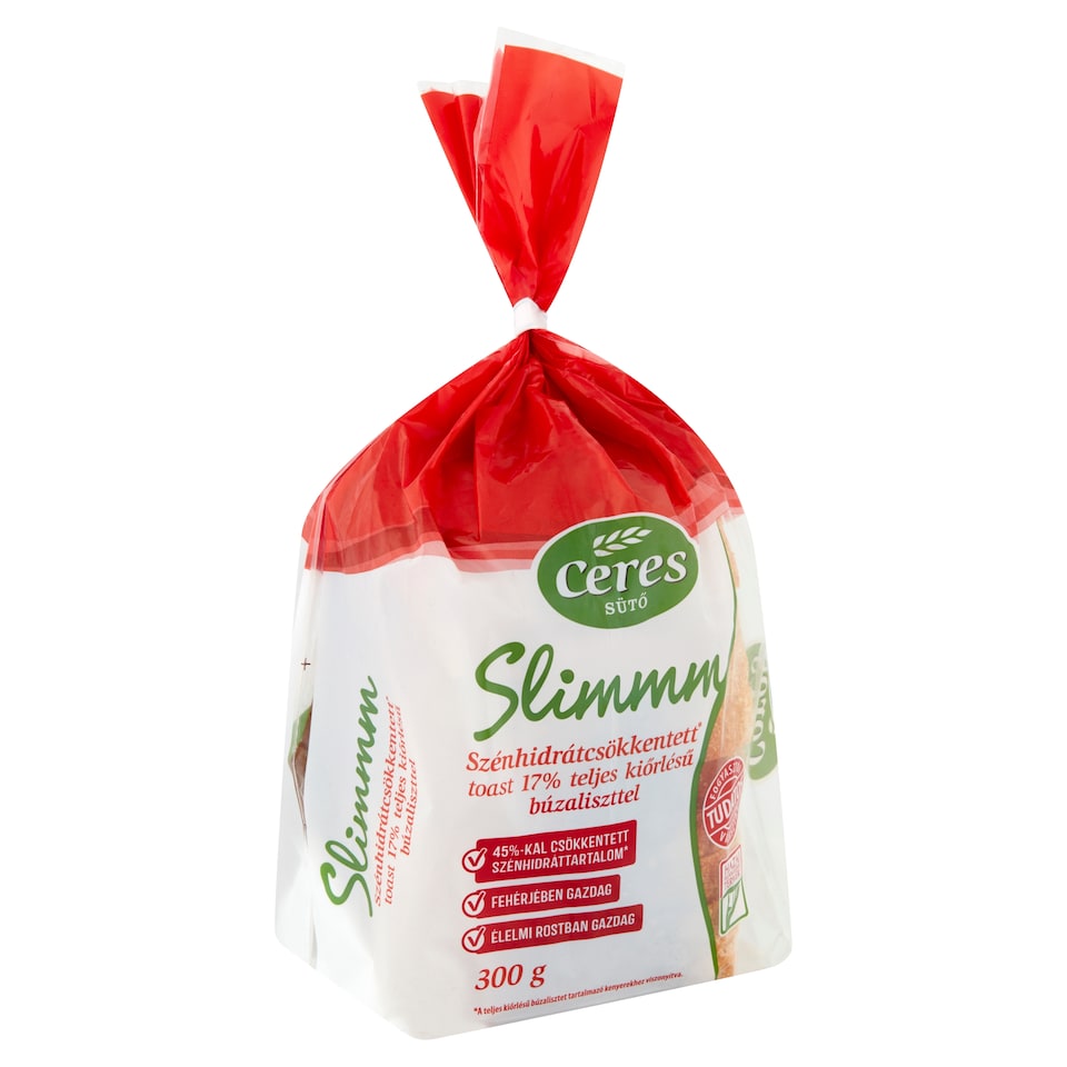 image 1 of Ceres Slimmm Low-Carb Toast Bread with Whole Grain Wheat Flour 300 g