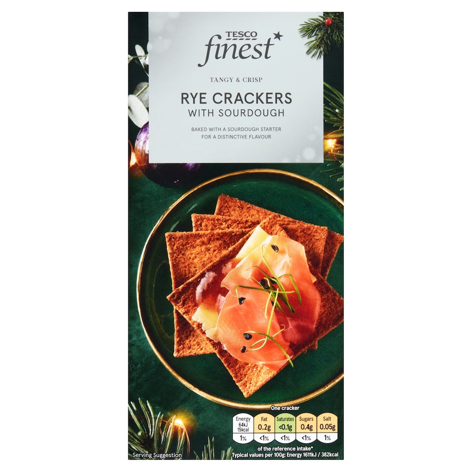 Tesco Finest Sourdough Crackers 130g